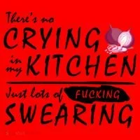 There Is No Crying In My Kitchen Santa Hat thumb 1