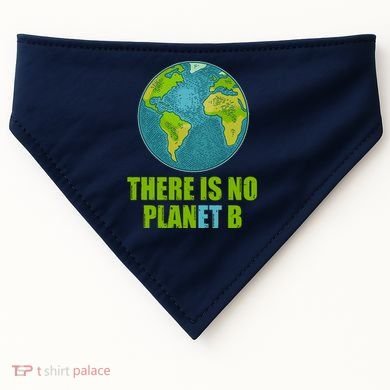 There is No Plan B Celebrate Earth Day USA-Made Doggie Bandana