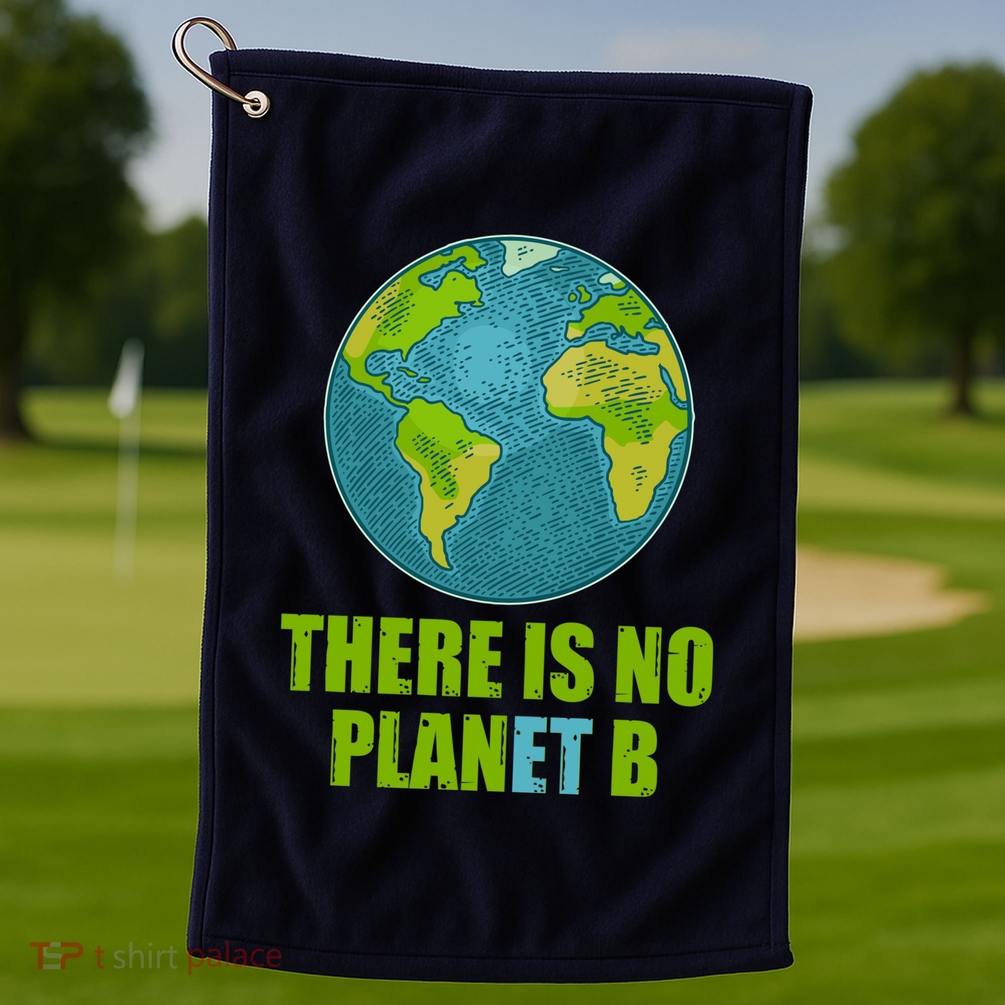 There is No Plan B Celebrate Earth Day Golf Towel