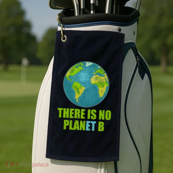 There is No Plan B Celebrate Earth Day Golf Towel