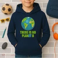 There is No Plan B Celebrate Earth Day Kids Hoodie thumb 2