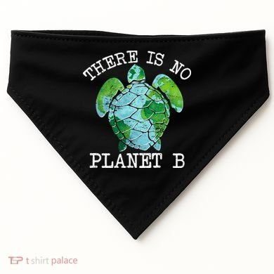There is No Planet B Earth USA-Made Doggie Bandana