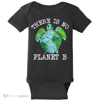 There is No Planet B Earth Baby Bodysuit