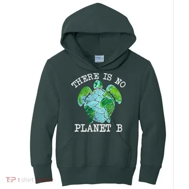 There is No Planet B Earth Kids Hoodie