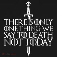 There Is Only One Thing We Say To Death Not Today Backpack thumb 2