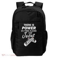 There Is Power In The Name of Jesus Backpack thumb 0