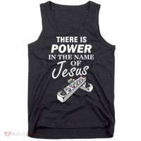 There Is Power In The Name of Jesus Tank Top thumb 0