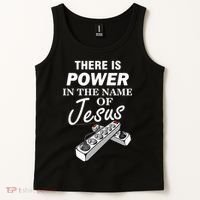 There Is Power In The Name of Jesus Tank Top thumb 2
