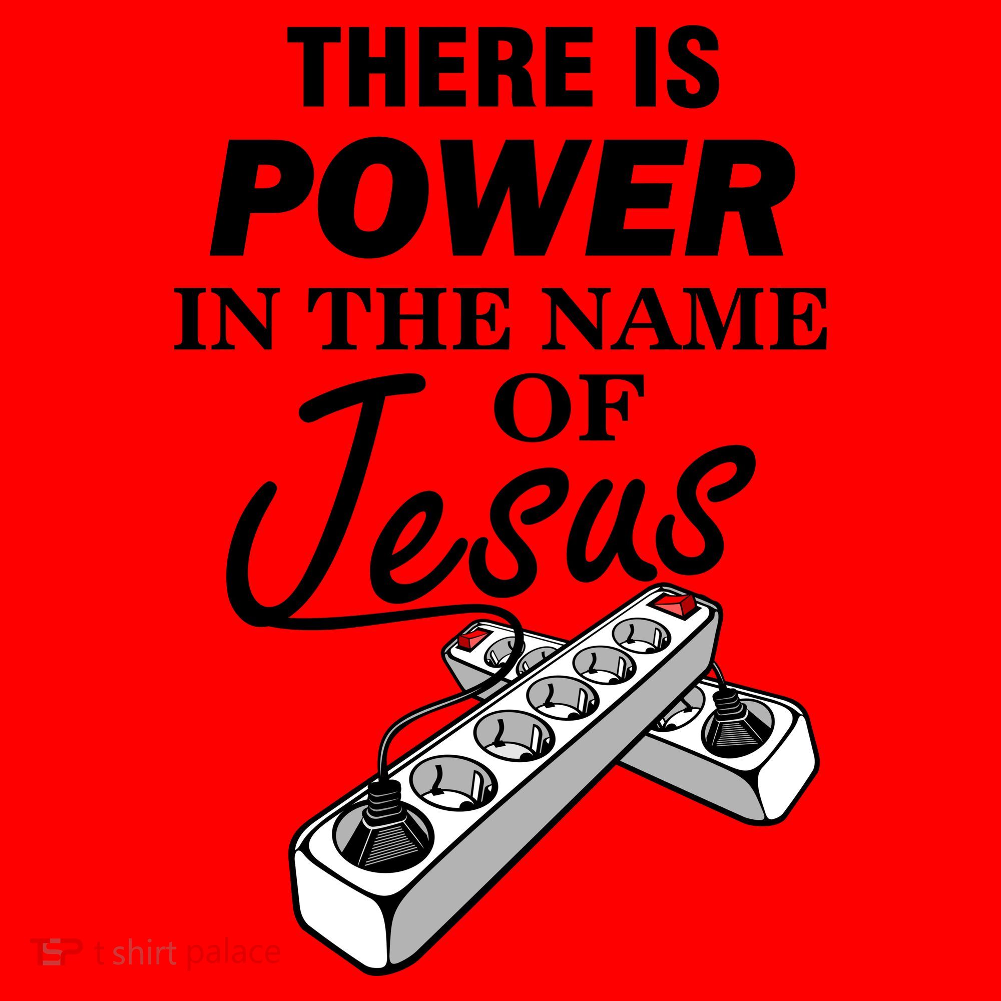 There Is Power In The Name of Jesus Santa Hat