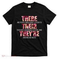 There Their They're Grammar Lessons T-Shirt thumb 0