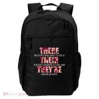 There Their They're Grammar Lessons Backpack thumb 0