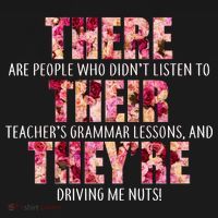 There Their They're Grammar Lessons Hooded Wearable Blanket thumb 2
