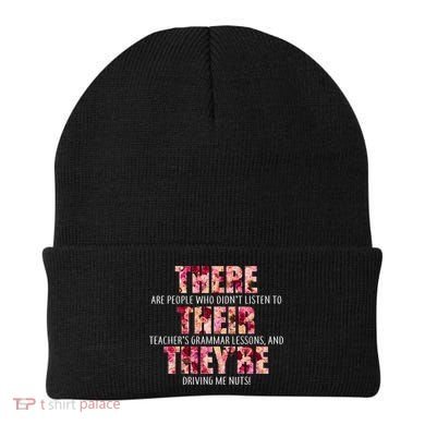 There Their They're Grammar Lessons Beanie