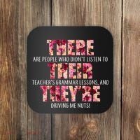 There Their They're Grammar Lessons Coaster thumb 0