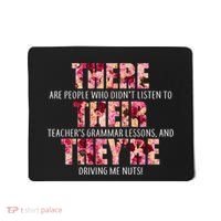 There Their They're Grammar Lessons Mousepad thumb 0