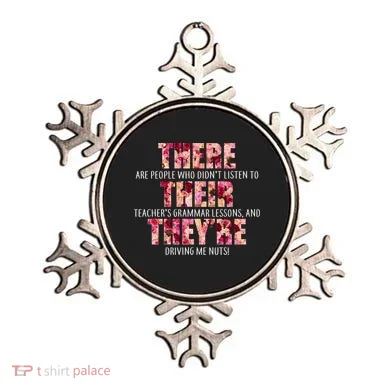 There Their They're Grammar Lessons Ornament