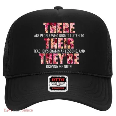 There Their They're Grammar Lessons Hat
