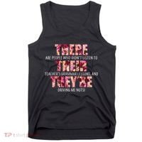 There Their They're Grammar Lessons Tank Top thumb 0