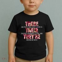 There Their They're Grammar Lessons Toddler T-Shirt thumb 2