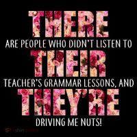 There Their They're Grammar Lessons Visor thumb 3
