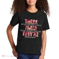 There Their They're Grammar Lessons Kids T-Shirt thumb 2