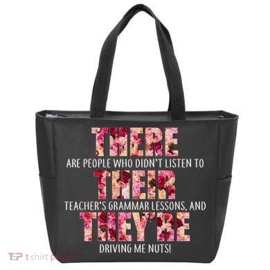 There Their They're Grammar Lessons Tote Bag