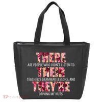 There Their They're Grammar Lessons Tote Bag thumb 0
