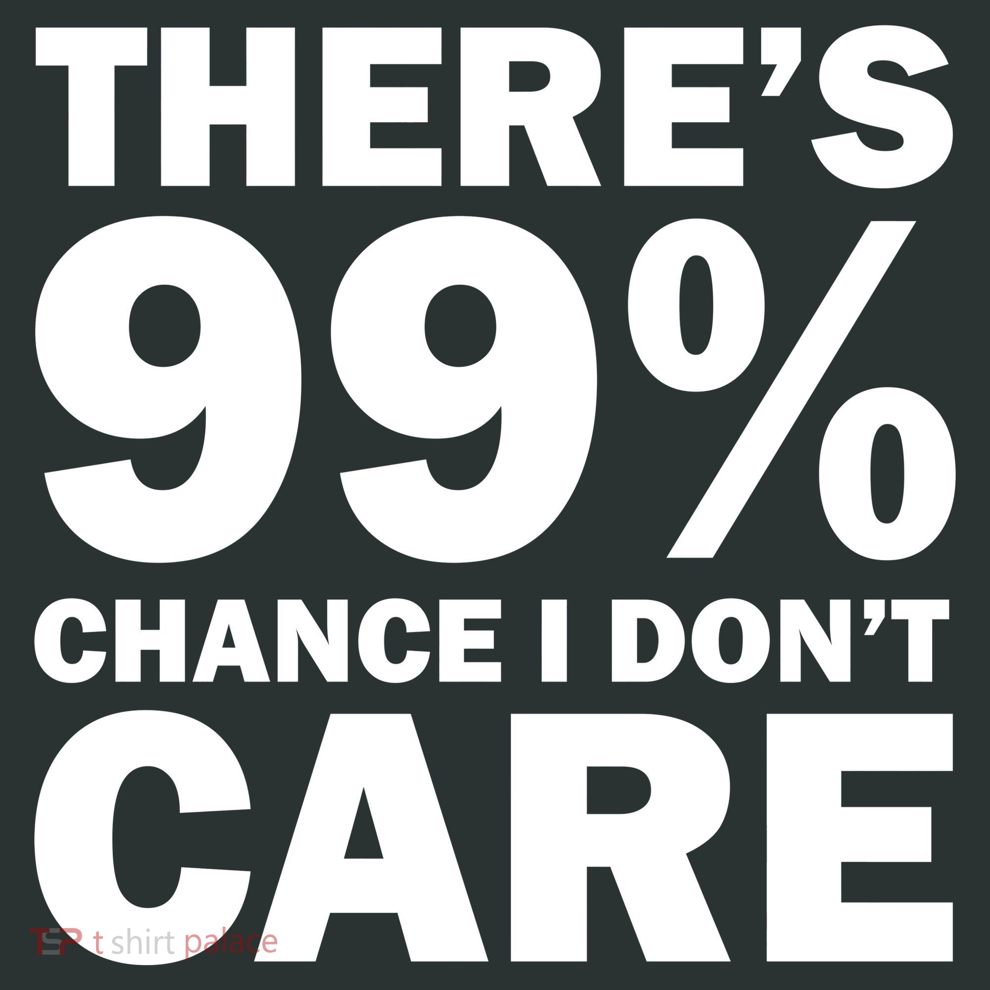 There's 99 Percent Chance I Don't Care Sweatshirt