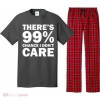 There's 99 Percent Chance I Don't Care Pajama Set thumb 0