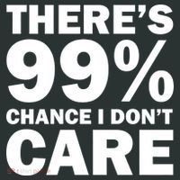There's 99 Percent Chance I Don't Care Kids Sweatshirt thumb 2