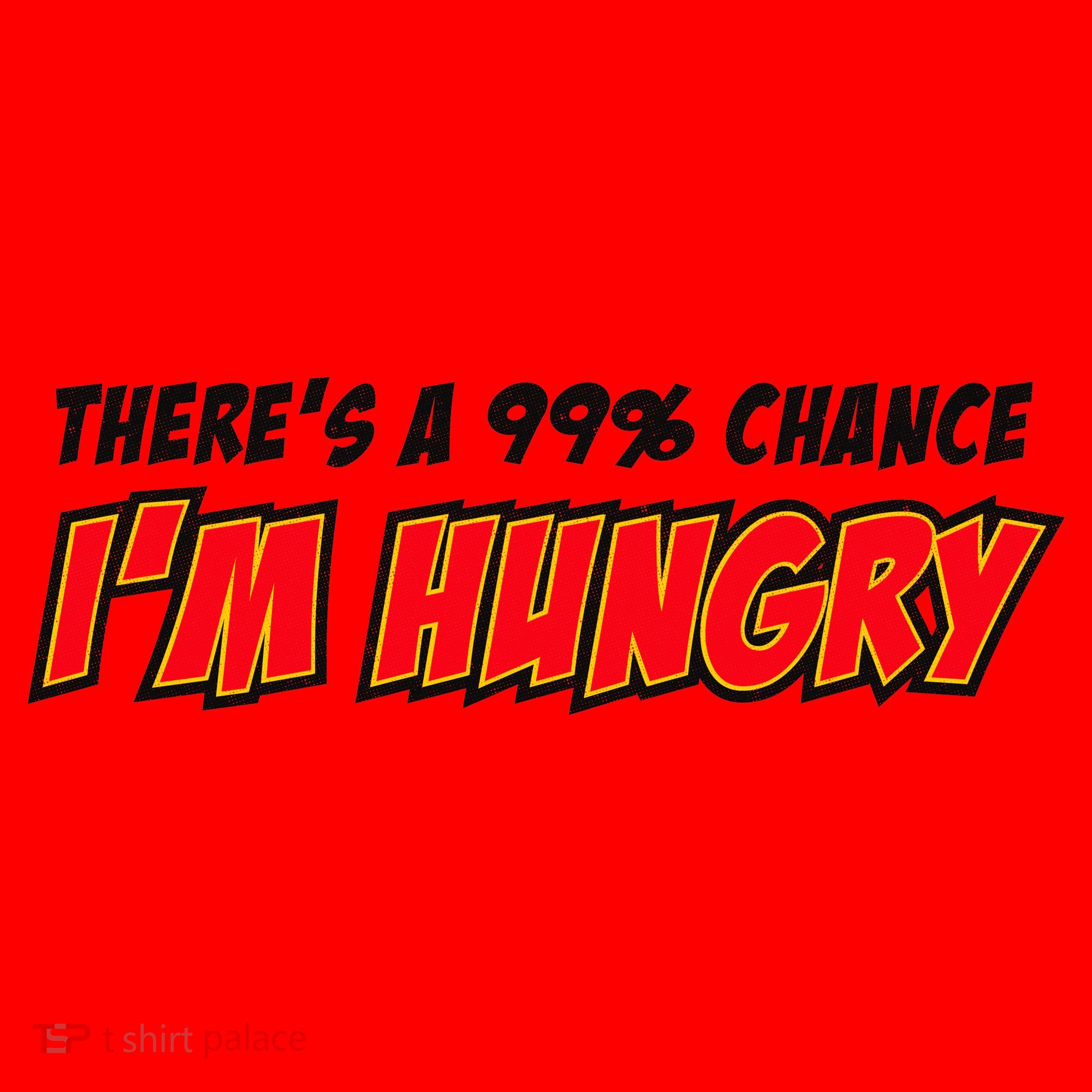 There's a 99% Chance I'm Hungry Santa Hat