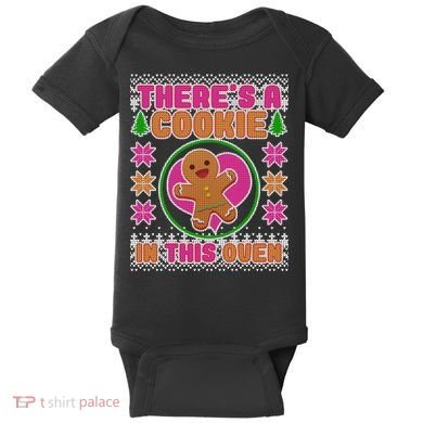There's A Cookie In This Oven Baby Bodysuit