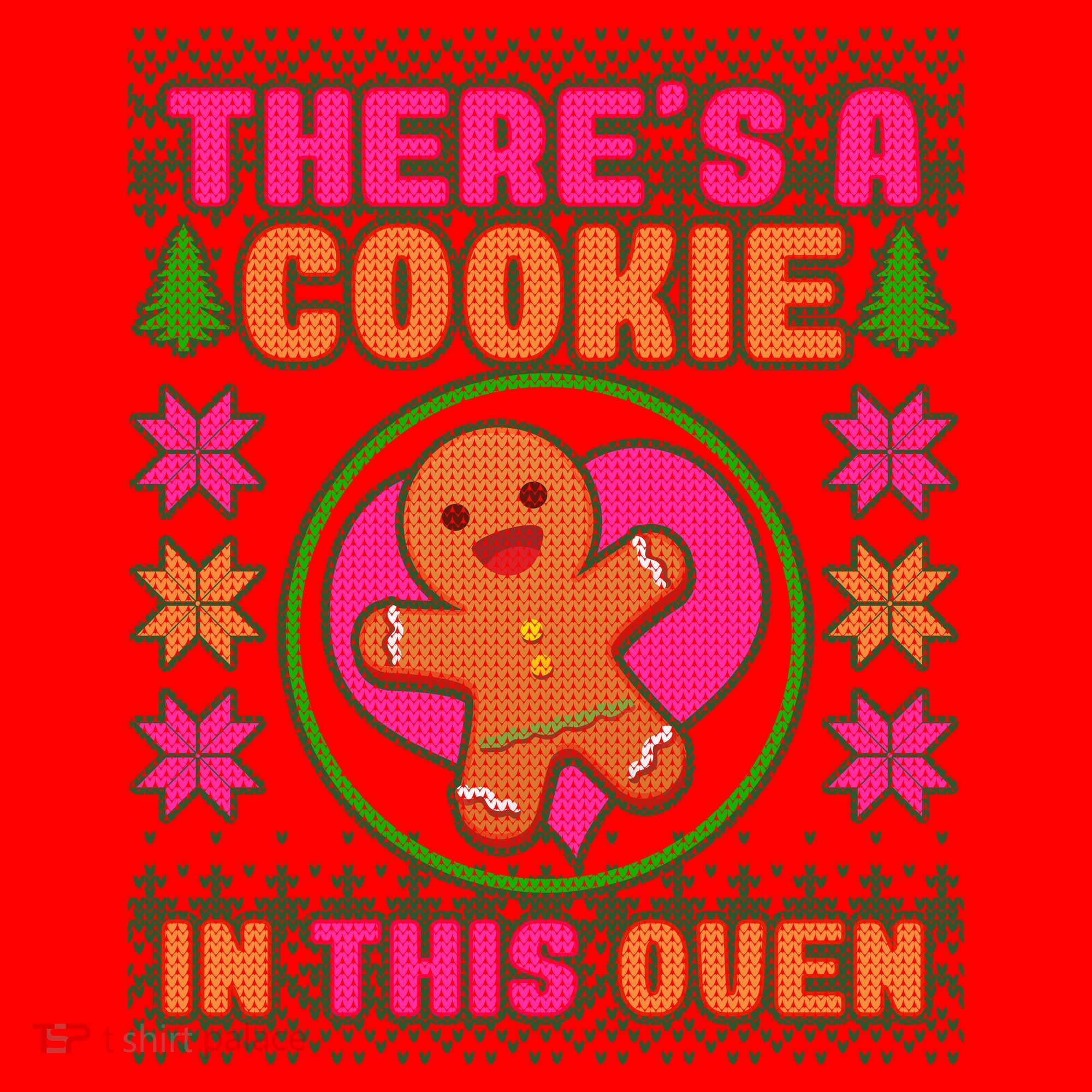 There's A Cookie In This Oven Santa Hat