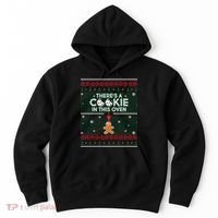 There's A Cookie In This Oven Ugly Christmas Sweater Hoodie thumb 0