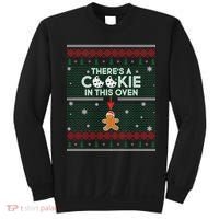 There's A Cookie In This Oven Ugly Christmas Sweater Sweatshirt thumb 0