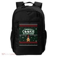 There's A Cookie In This Oven Ugly Christmas Sweater Backpack thumb 0