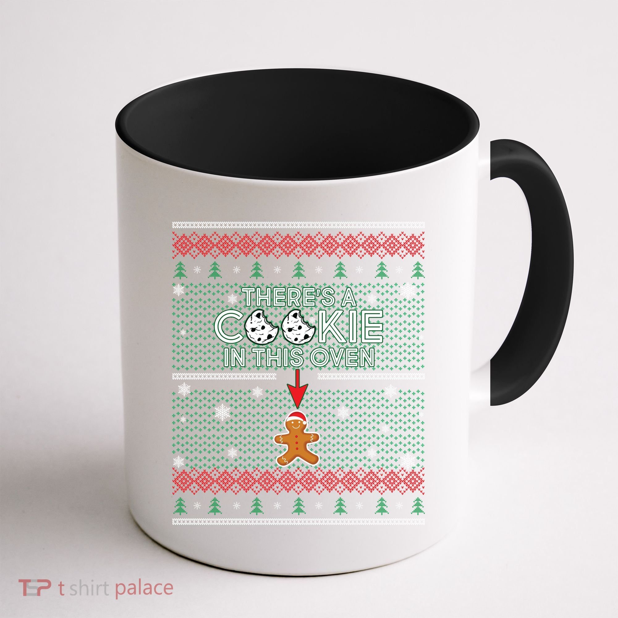 There's A Cookie In This Oven Ugly Christmas Sweater Coffee Mug