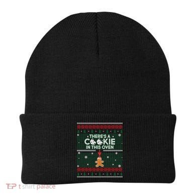 There's A Cookie In This Oven Ugly Christmas Sweater Beanie