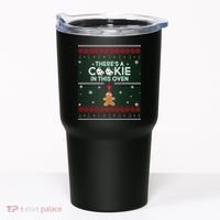 There's A Cookie In This Oven Ugly Christmas Sweater Tumbler thumb 0