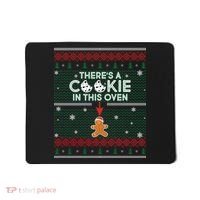 There's A Cookie In This Oven Ugly Christmas Sweater Mousepad thumb 0