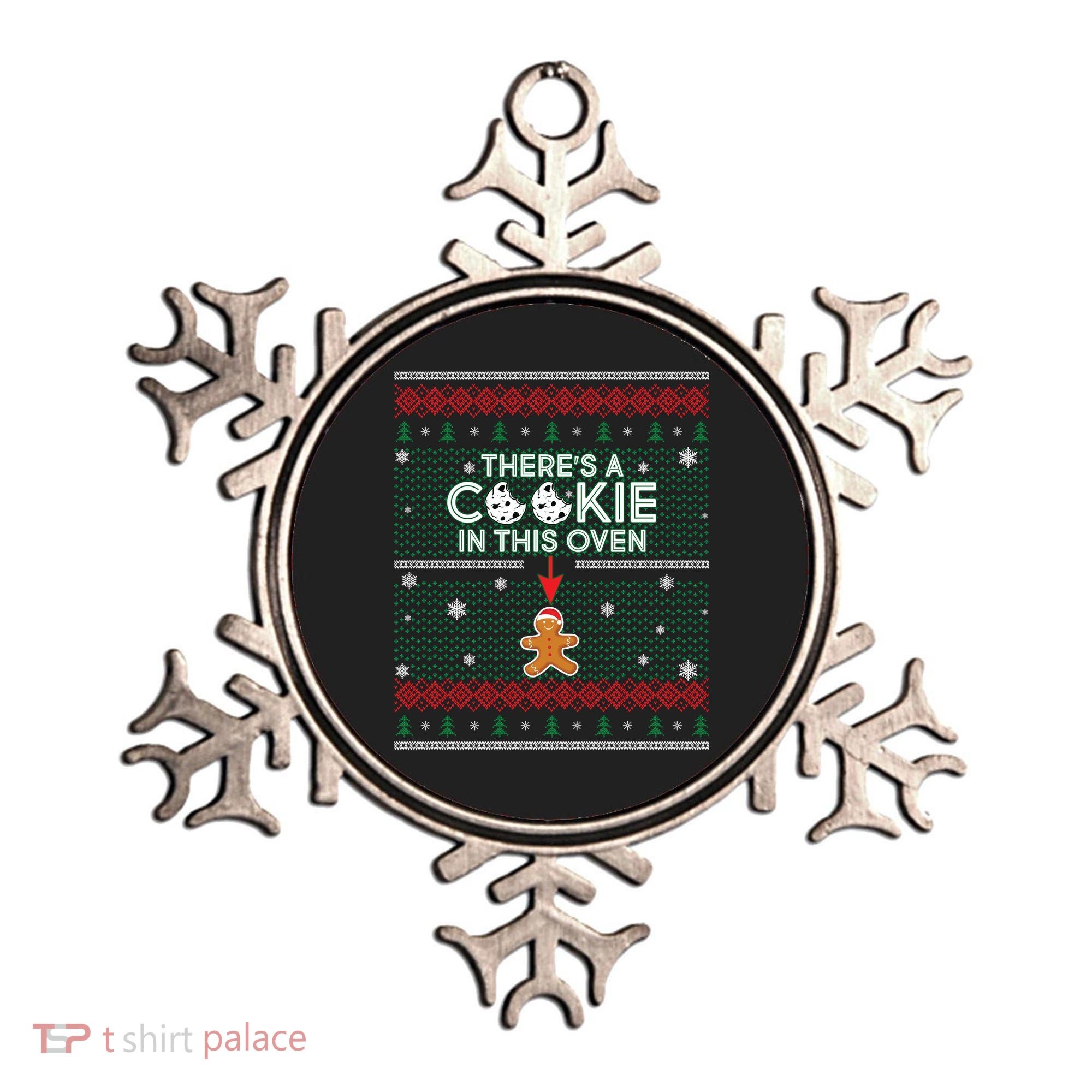 There's A Cookie In This Oven Ugly Christmas Sweater Ornament