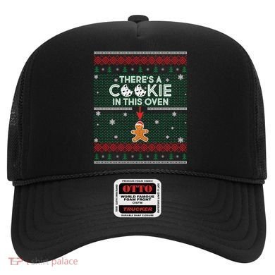 There's A Cookie In This Oven Ugly Christmas Sweater Hat