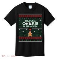There's A Cookie In This Oven Ugly Christmas Sweater Kids T-Shirt thumb 0