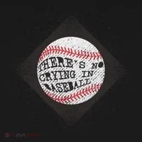 There's No Crying In Baseball Doggie Tank thumb 4