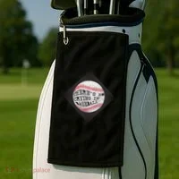 There's No Crying In Baseball Golf Towel thumb 2