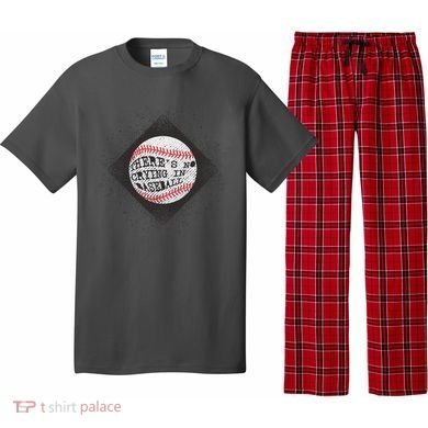 There's No Crying In Baseball Pajama Set
