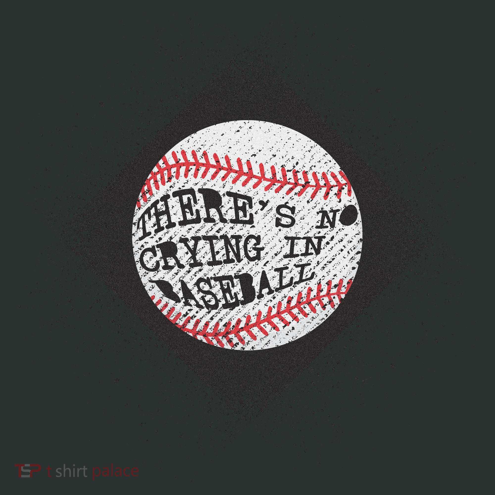 There's No Crying In Baseball Kids Hoodie