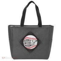 There's No Crying In Baseball Tote Bag thumb 0