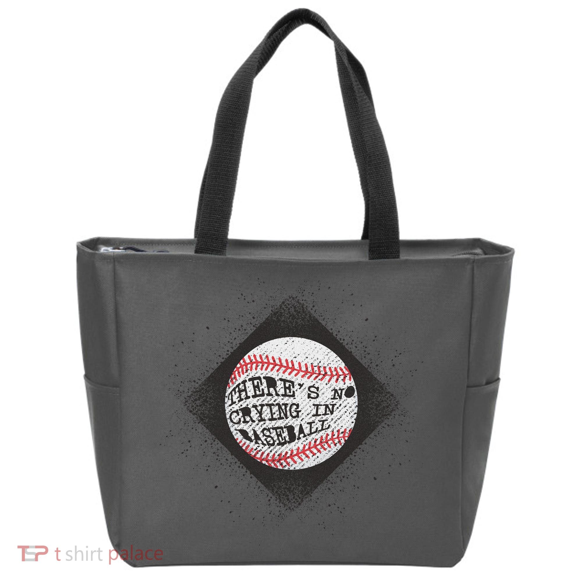 There's No Crying In Baseball Tote Bag