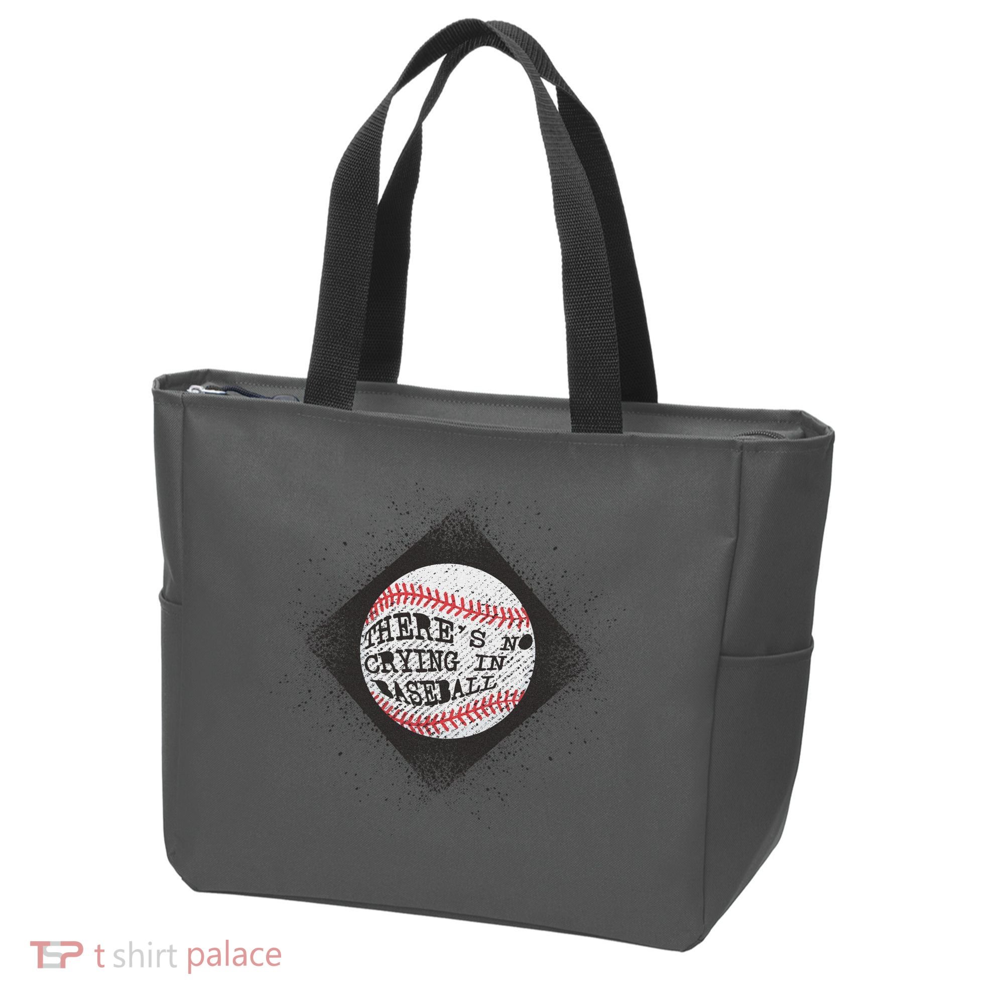 There's No Crying In Baseball Tote Bag